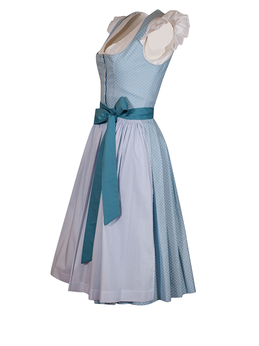 Hammerschmid Pillersee Baumwolldirndl, hellblau, 70lg #2