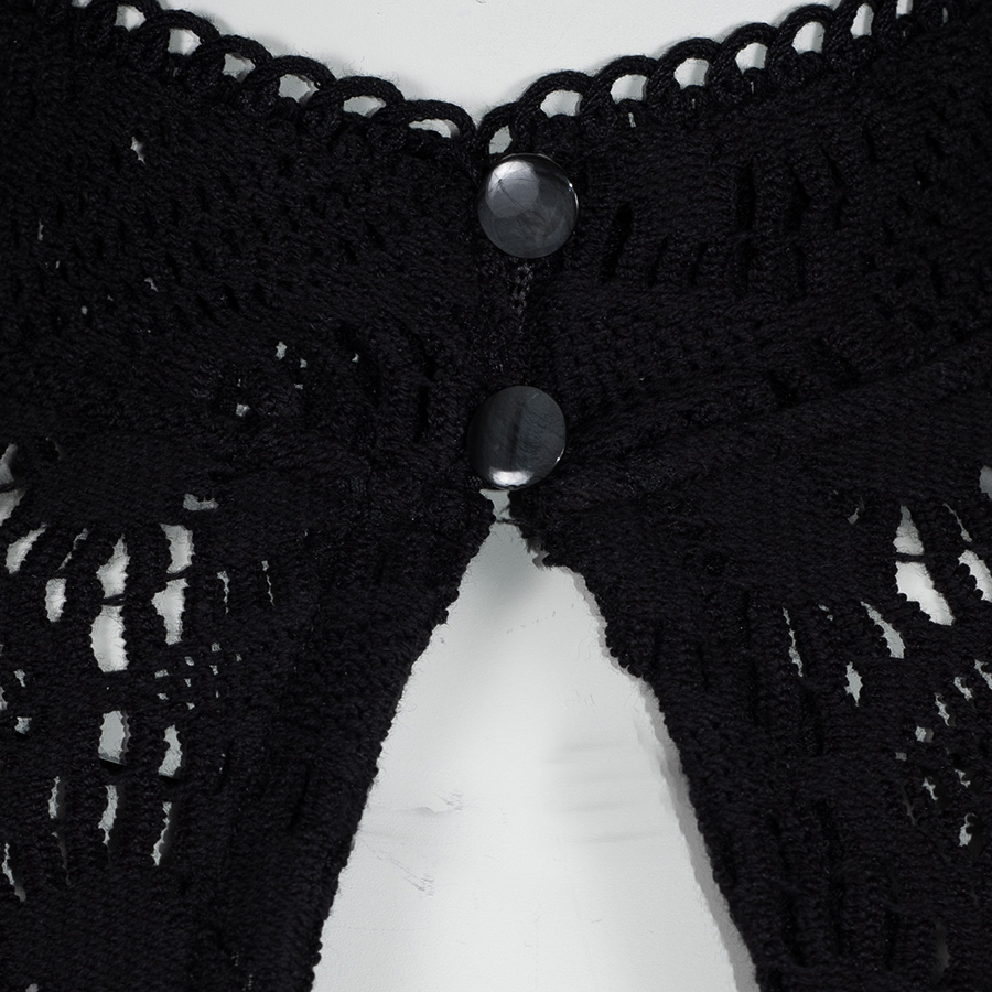 Hammerschmid Dirndlbluse Carina, schwarz, Lochmuster, Flügelarm #4