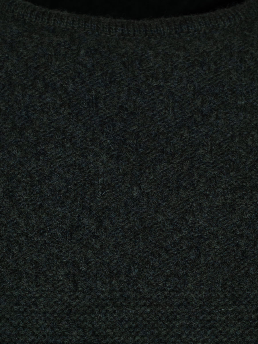 Huber Strickpullunder Nini, Loden, Rüschenärmel #4