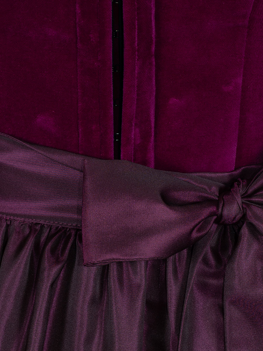 KINGA MATHE Dirndl Alice, Samt, fuchsia, festlich #4