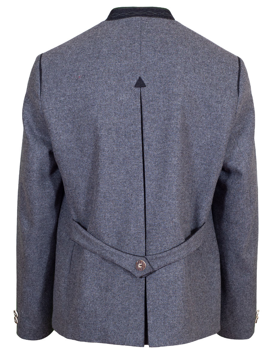 Eleganter Lodenjanker Urban hellgrau-anthrazit #2