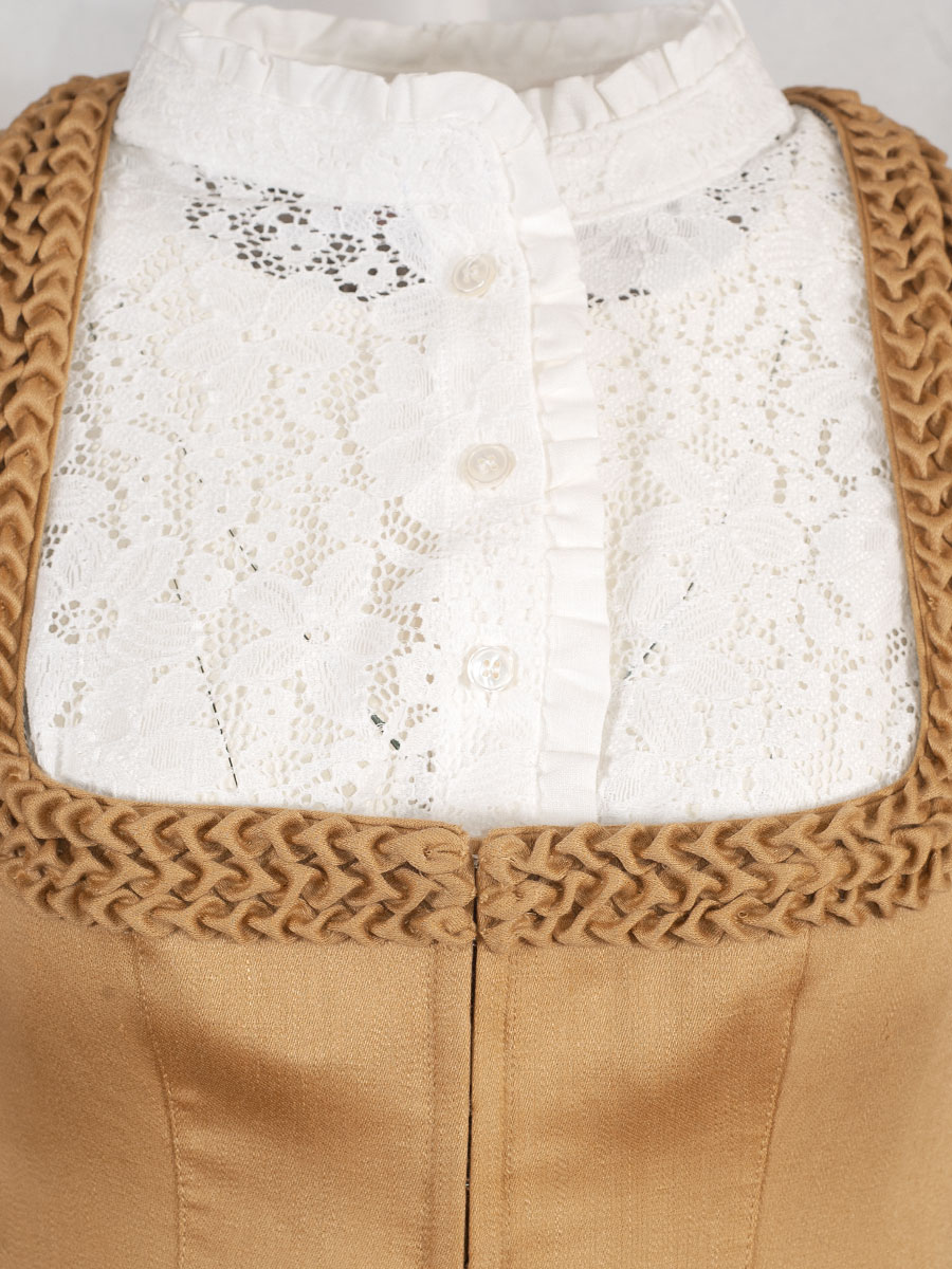 Gottseidank Dirndl Vreni, gold, hochwertig, festlich, 70cm #8