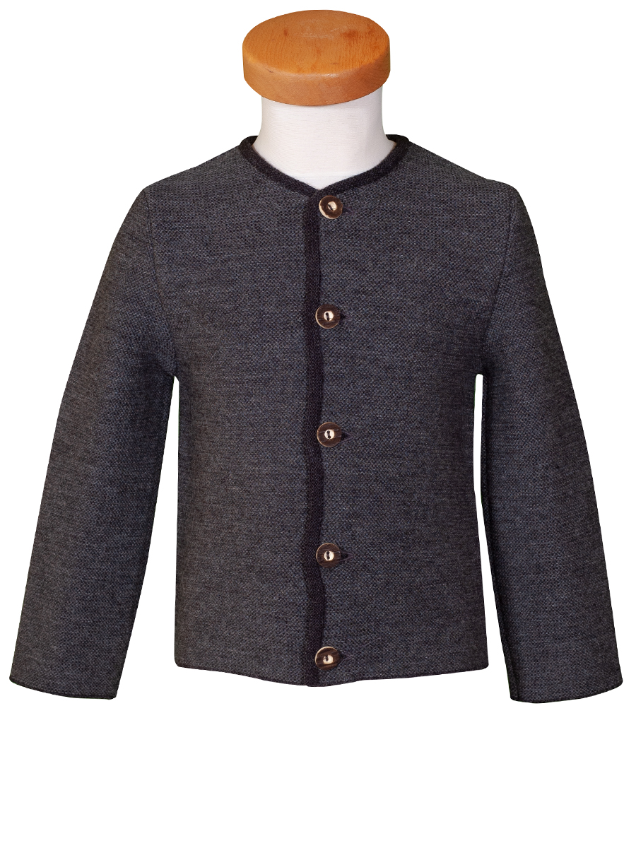 Hammerschmid Wals Strickjacke, Jungen, dunkelgrau #1