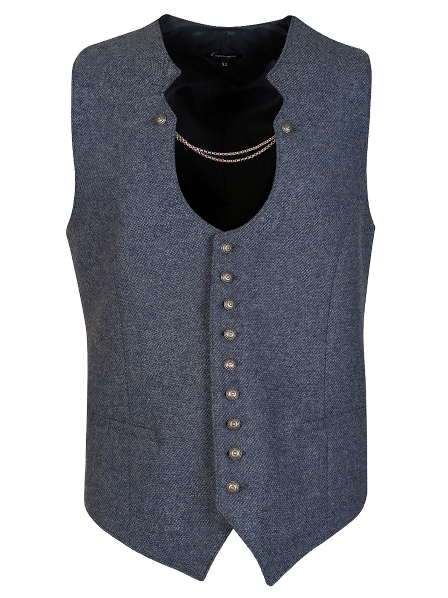 Orbis Herrenweste mittelblau, Ketterl #1