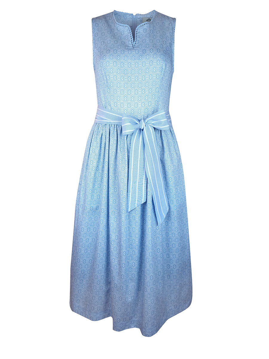 Berwin & Wolff Sommerkleid, hellblau, gemustert #1