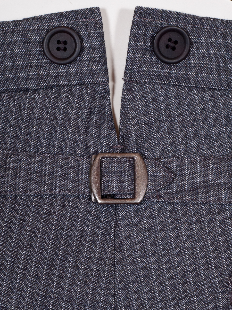 Hammerschmid Stresemannhose Aschau, grau gestreift, elegant #5