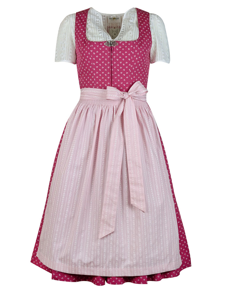 Hammerschmid Dirndl Wildsee, pink-rosa, 70lg #1