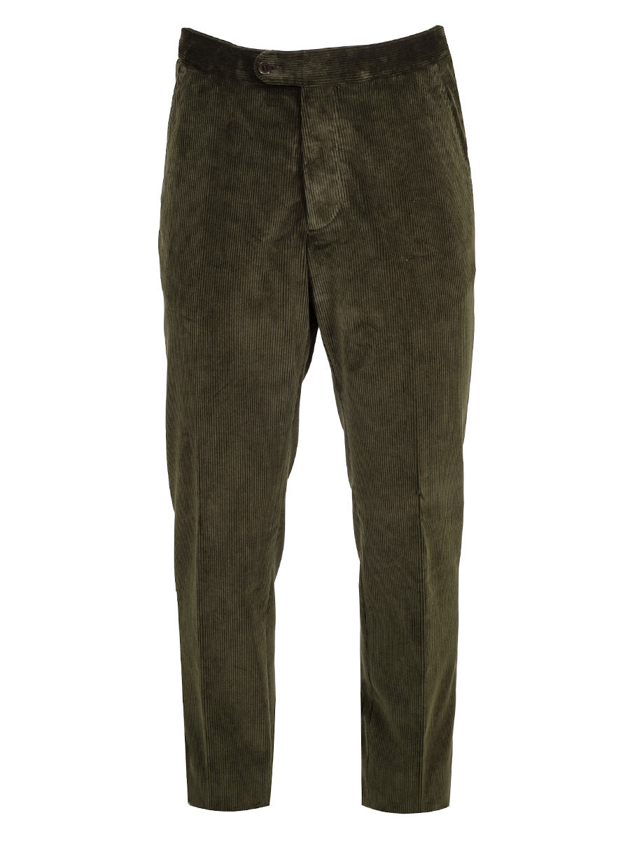 Viererspitz Markus Cordhose, Herren, oliv, hinten Riegel #1