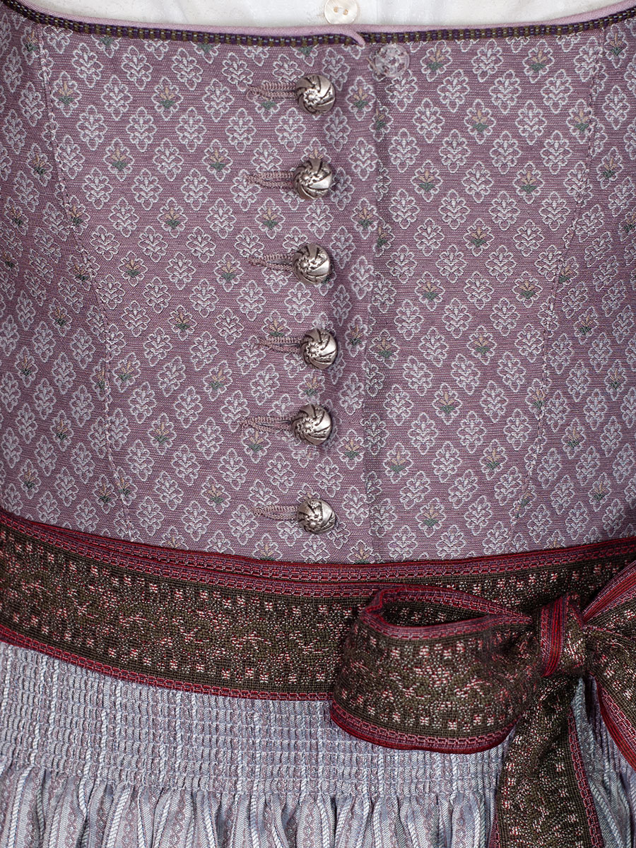 Country Line Dirndl, rose-oliv, festlich, 70lg #4