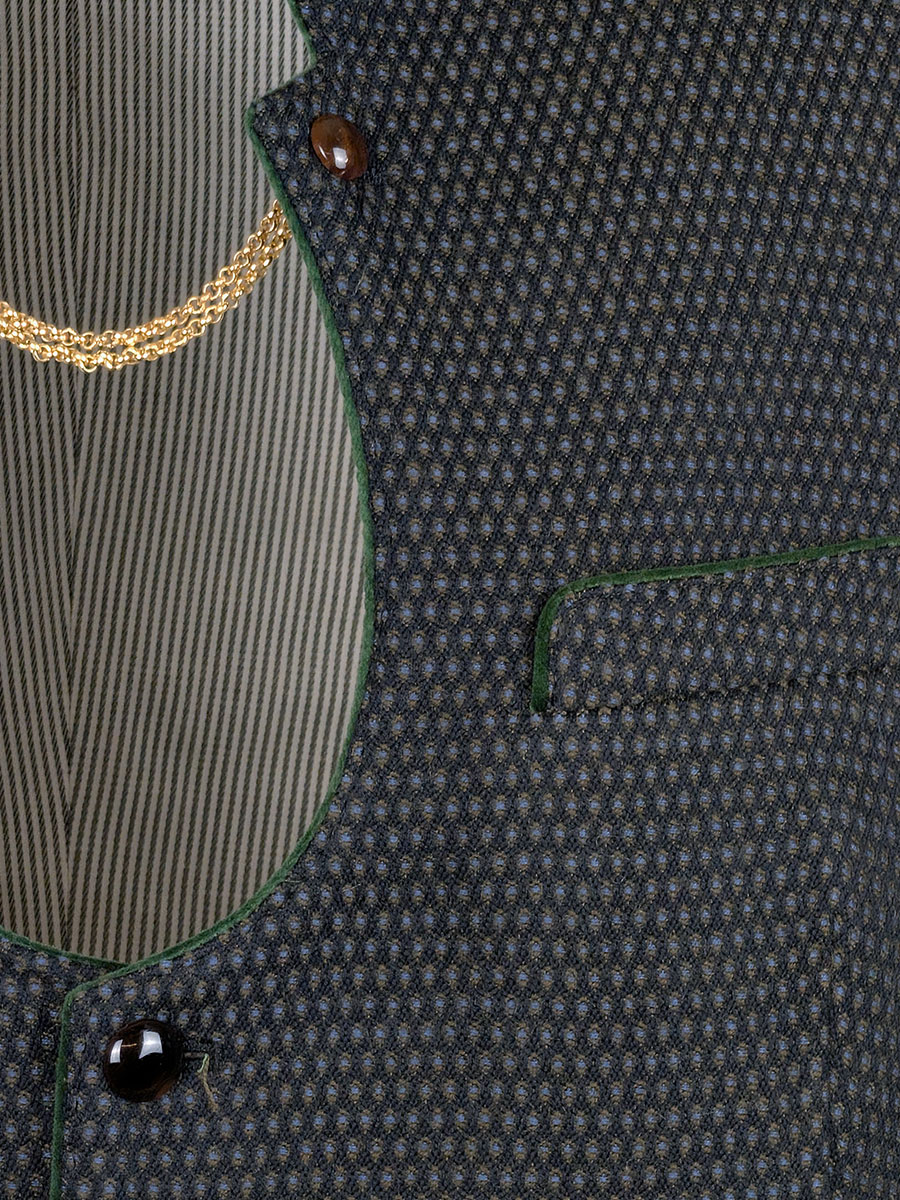 Gottseidank Herrenweste Ignaz, portobello, mit Kettchen #4