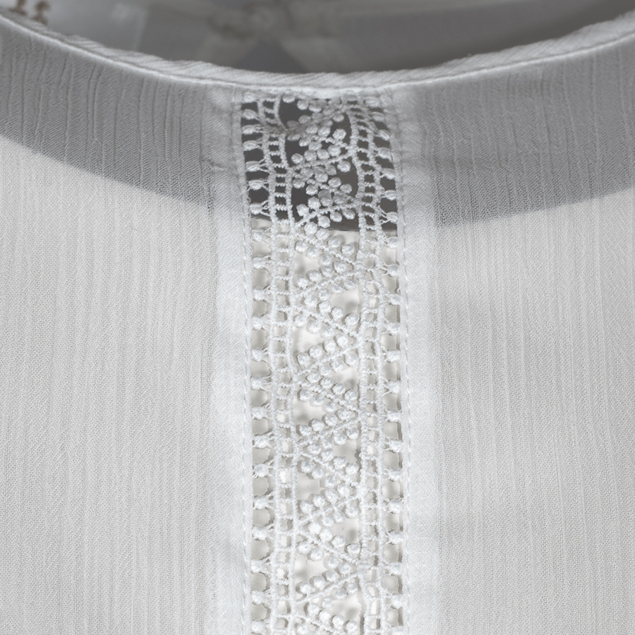 Wenger Dirndlbluse Davina, ecrue, Langarm, luftig #4