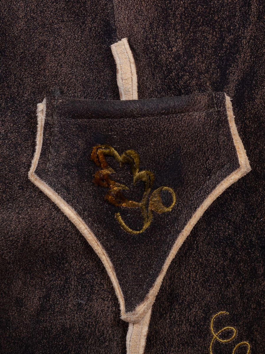Kurze Lederhose Lambrecht, Hirsch sämisch, eibe, geschmirgelt, hochwertig #6