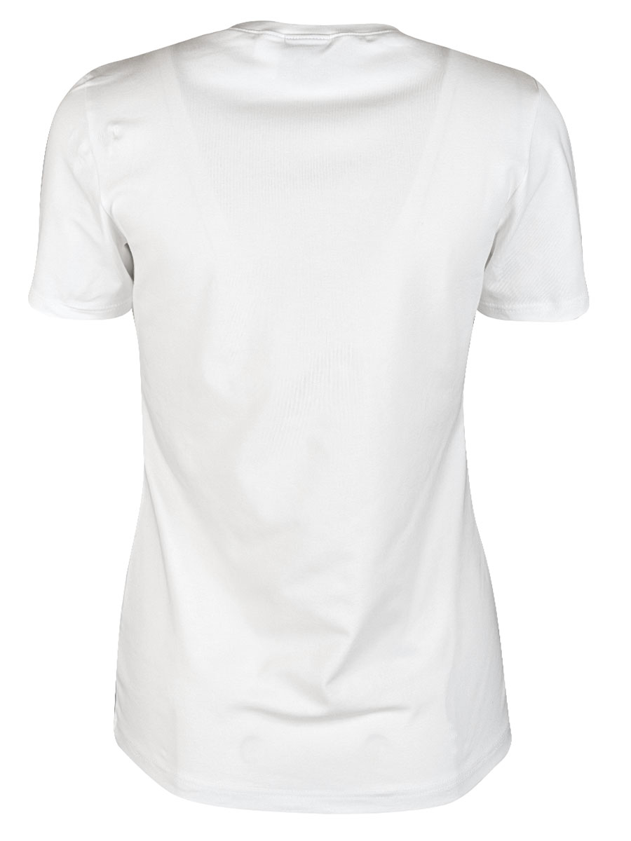 Hammerschmid Shirt Herz, weiß, rosa Herzmotiv, Stretch #3