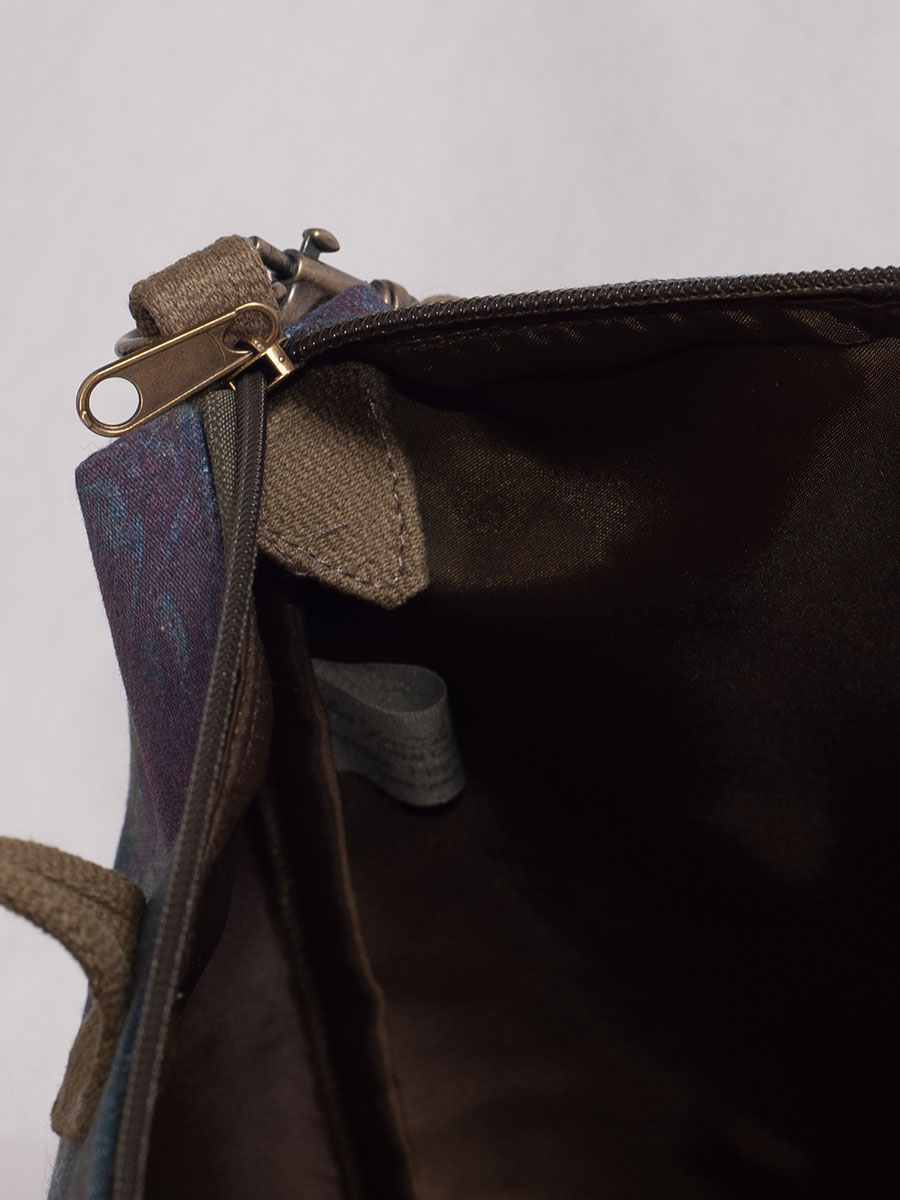 Guido Umhängetasche, Handtasche, Amore, Motiv Rose, Leinen #5