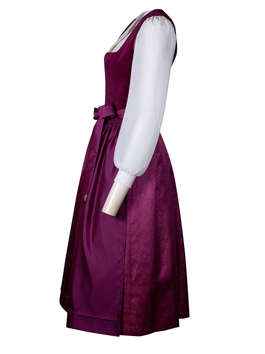 Wenger Samtdirndl Alina, festlich, pink, 80lg #3