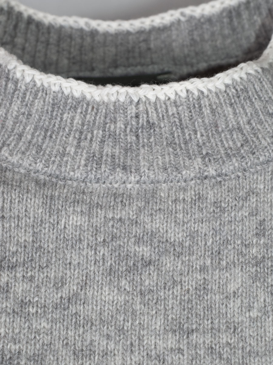Huber Strickpullunder Magda, silber-nebel, Flügelarme #2