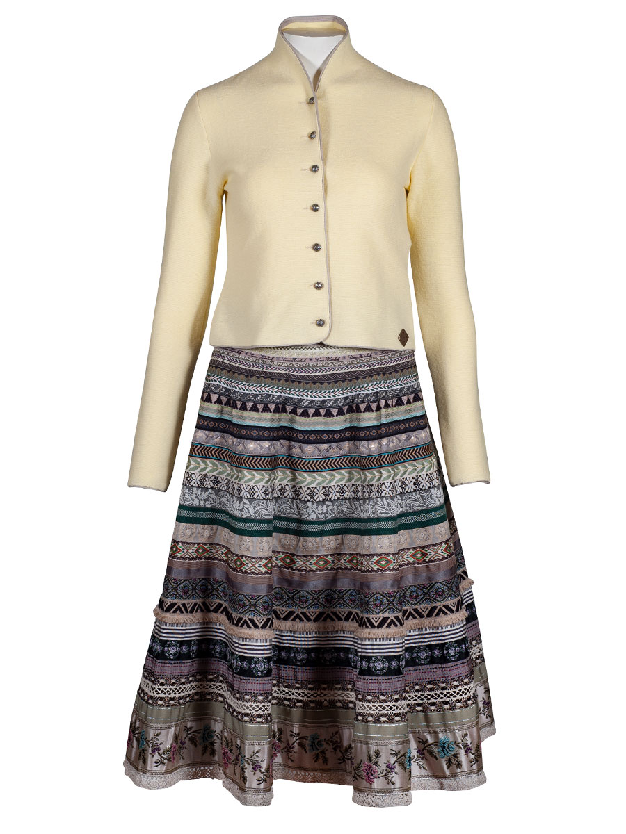 Stapf Walkjacke Bruna, Sommerwalk, zitronengelb, Kelchkragen #2
