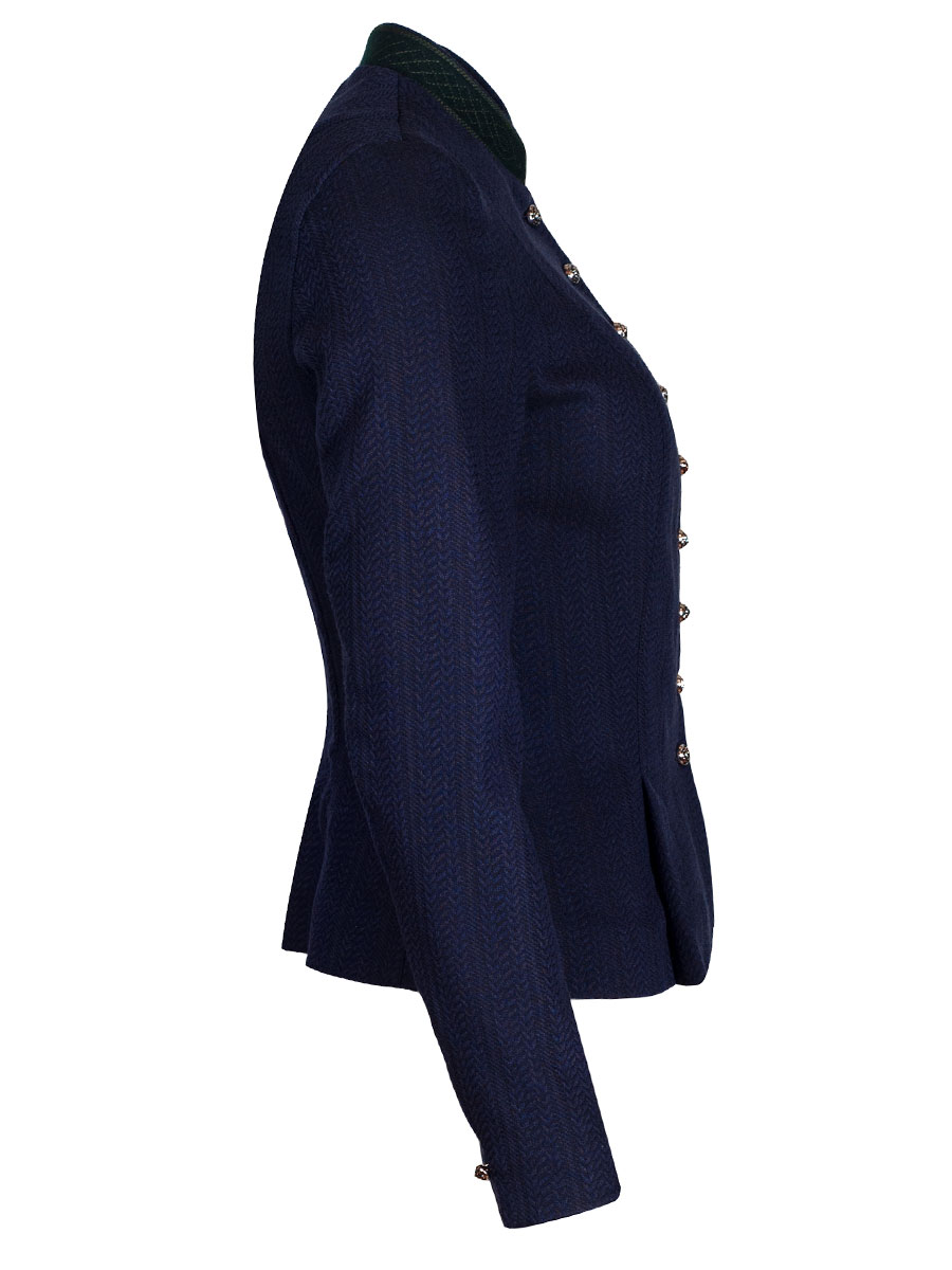 Anno Domini Design Janker Gusta, tintenblau, Stretch, elegant #3