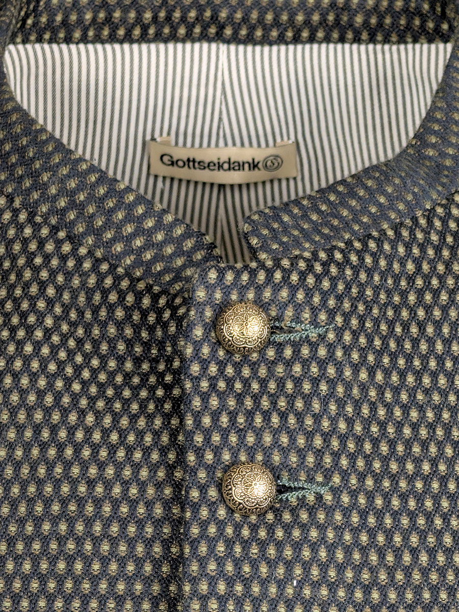 Gottseidank Herrenweste Konstantin, oliv gewebt, Stretch #4