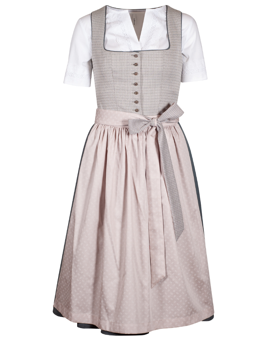Anno Domini Dirndl Agnes, festlich, Schoßerl, seegrün, 70lg #1