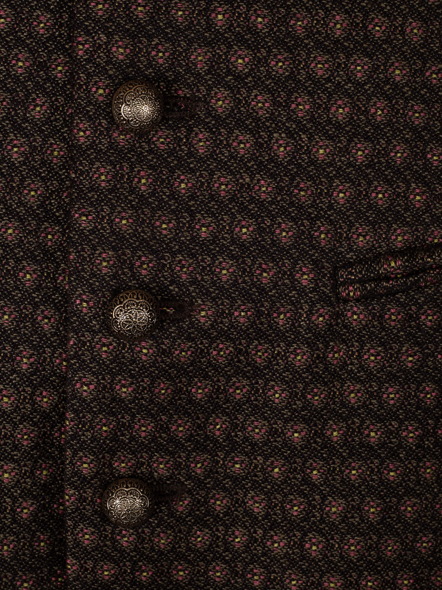 Gottseidank Herrenweste Konstantin, holunder gewebt, Stretch #5