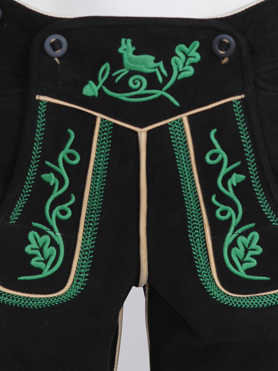 hausg´macht Lederhose Originaltracht kurz, Jachenau, Handstick-Optik #5