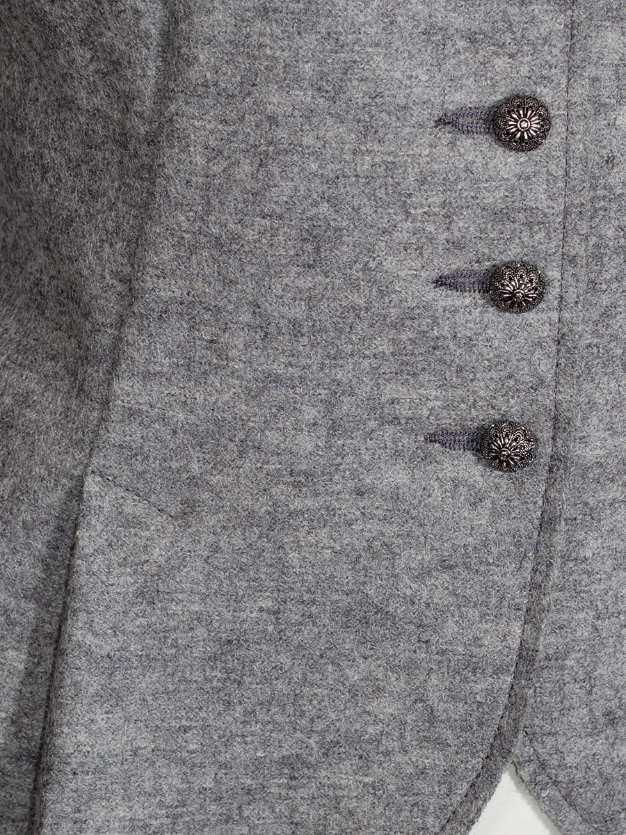 Anno Domini Design Walkjacke Alina, steingrau, Schoßerl #3