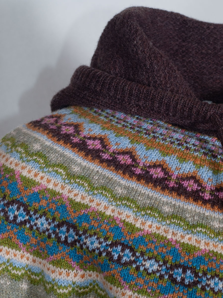 Eribè Knitwear Alpin Hoody, Sweater, willow, hellgrün-braun #4