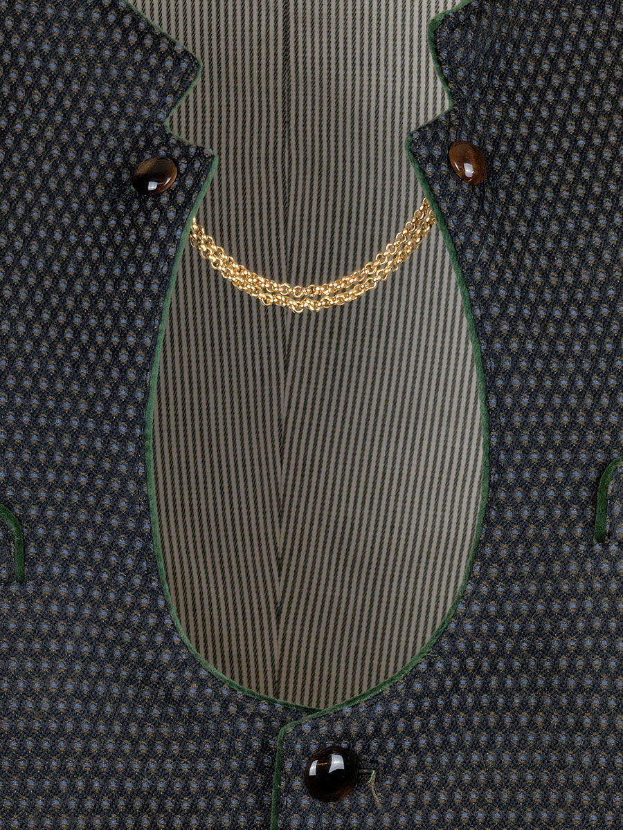 Gottseidank Herrenweste Ignaz, portobello, mit Kettchen #5