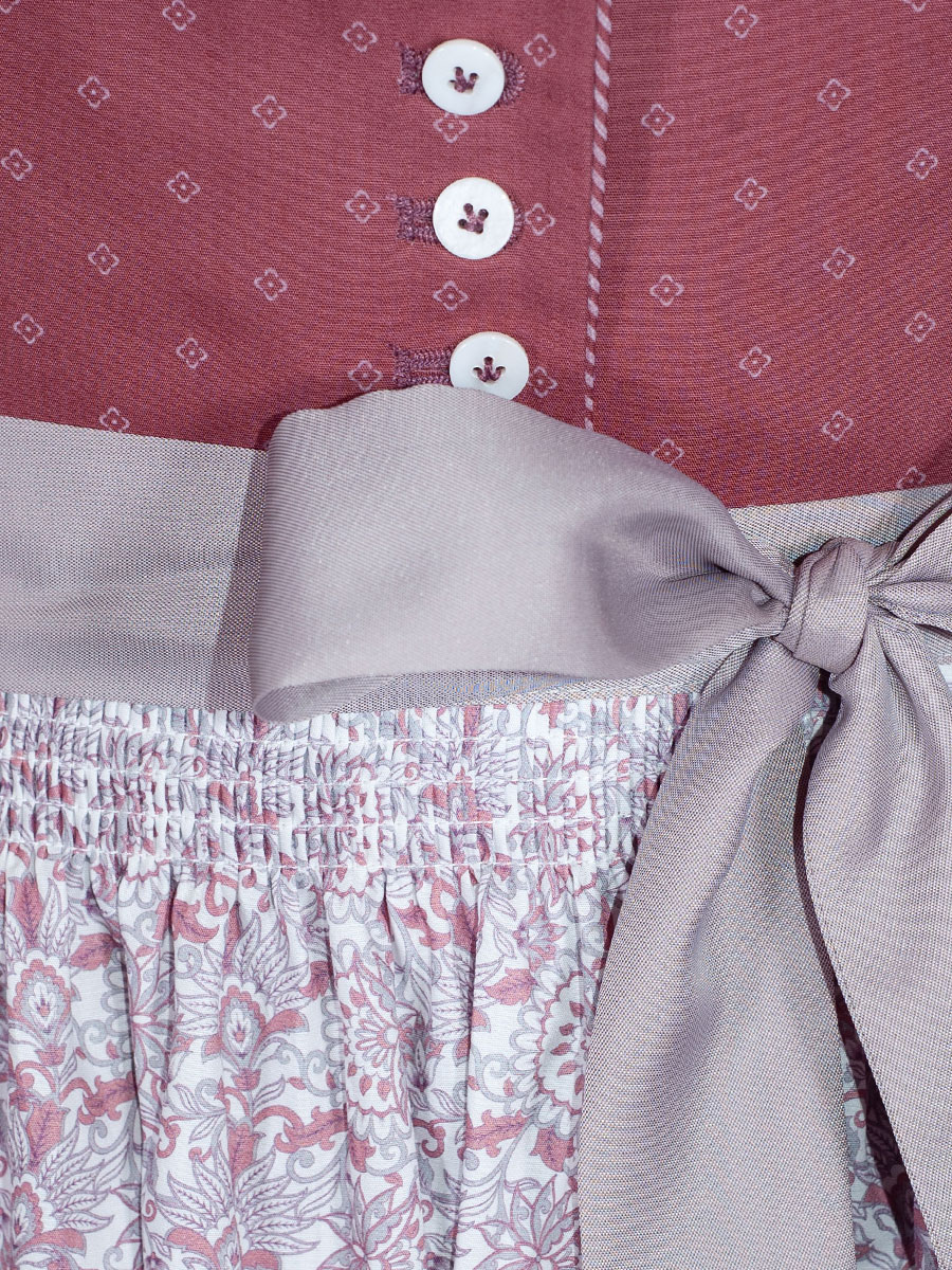 Wenger Baumwolldirndl Alina, mauve, 80cm #5