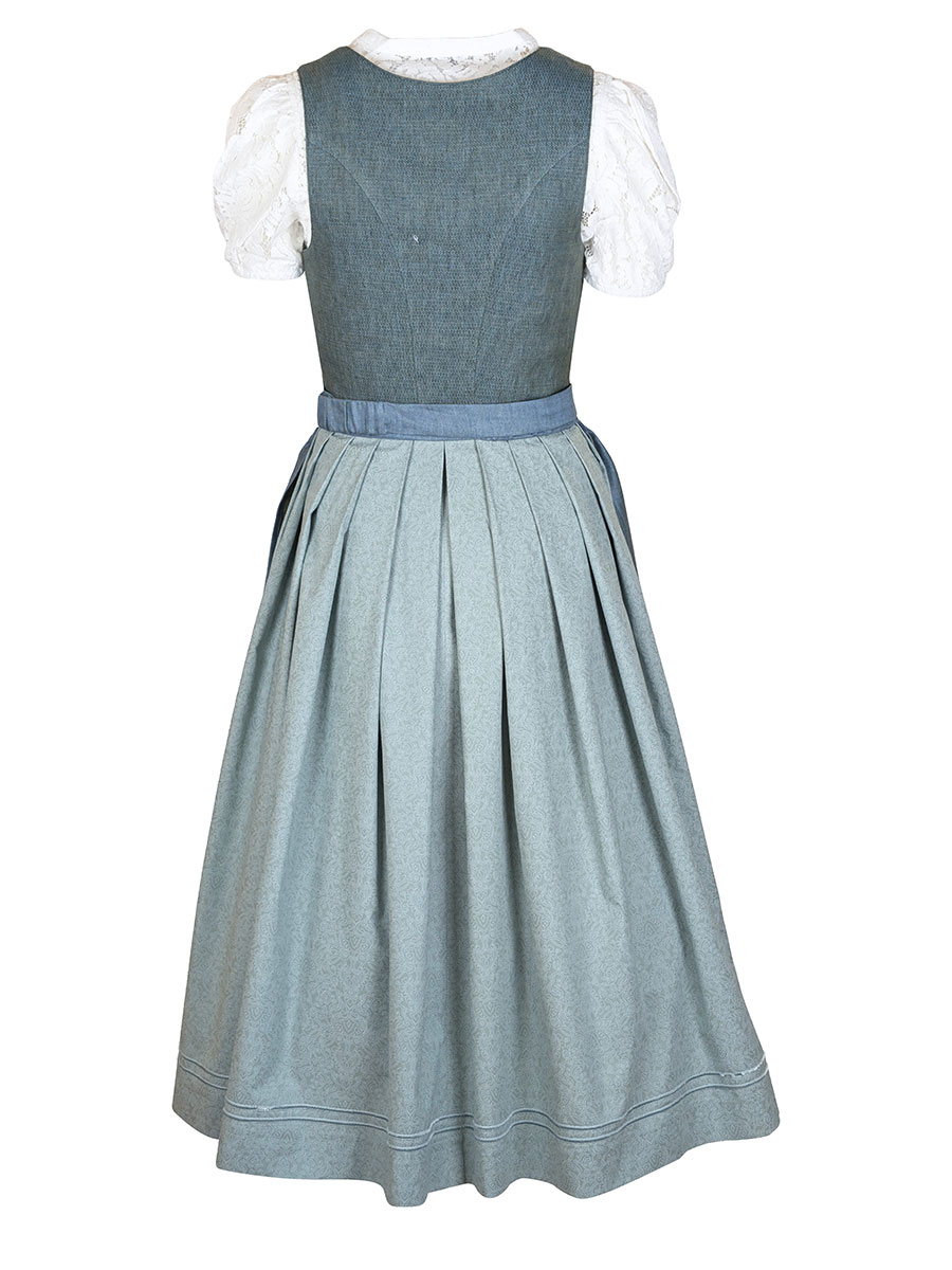 Hammerschmid Dirndl Plattensee, grün-petrol, mit Schließe, 80lg #3