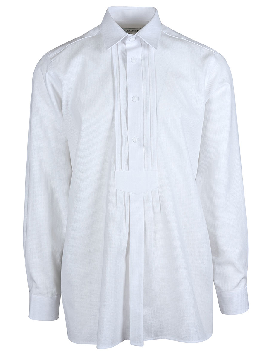 Waldorff Hemd weiß, Pfoad, Liegekragen #1