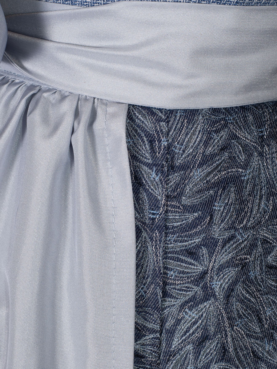 KINGA MATHE Dirndl Thea, blau, Leinenmieder, 80lg #7