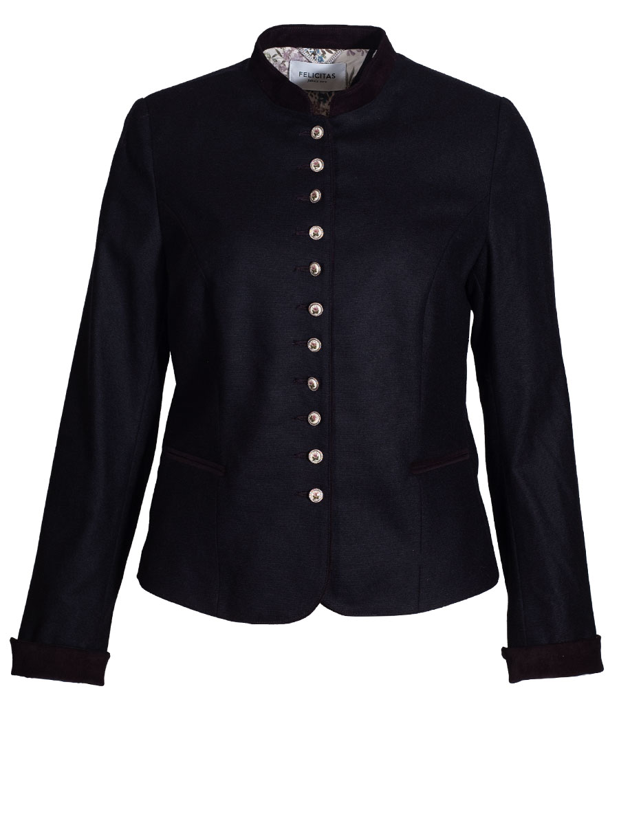 Feli und Hans Jana Stoffjacke, schwarz, elegant #1