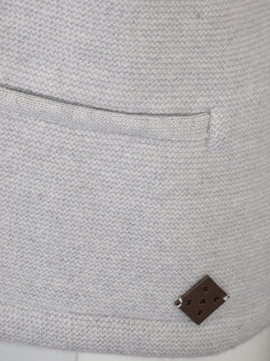Stapf Strickjacke Marie, ecru, natur, Rückenfalte #6