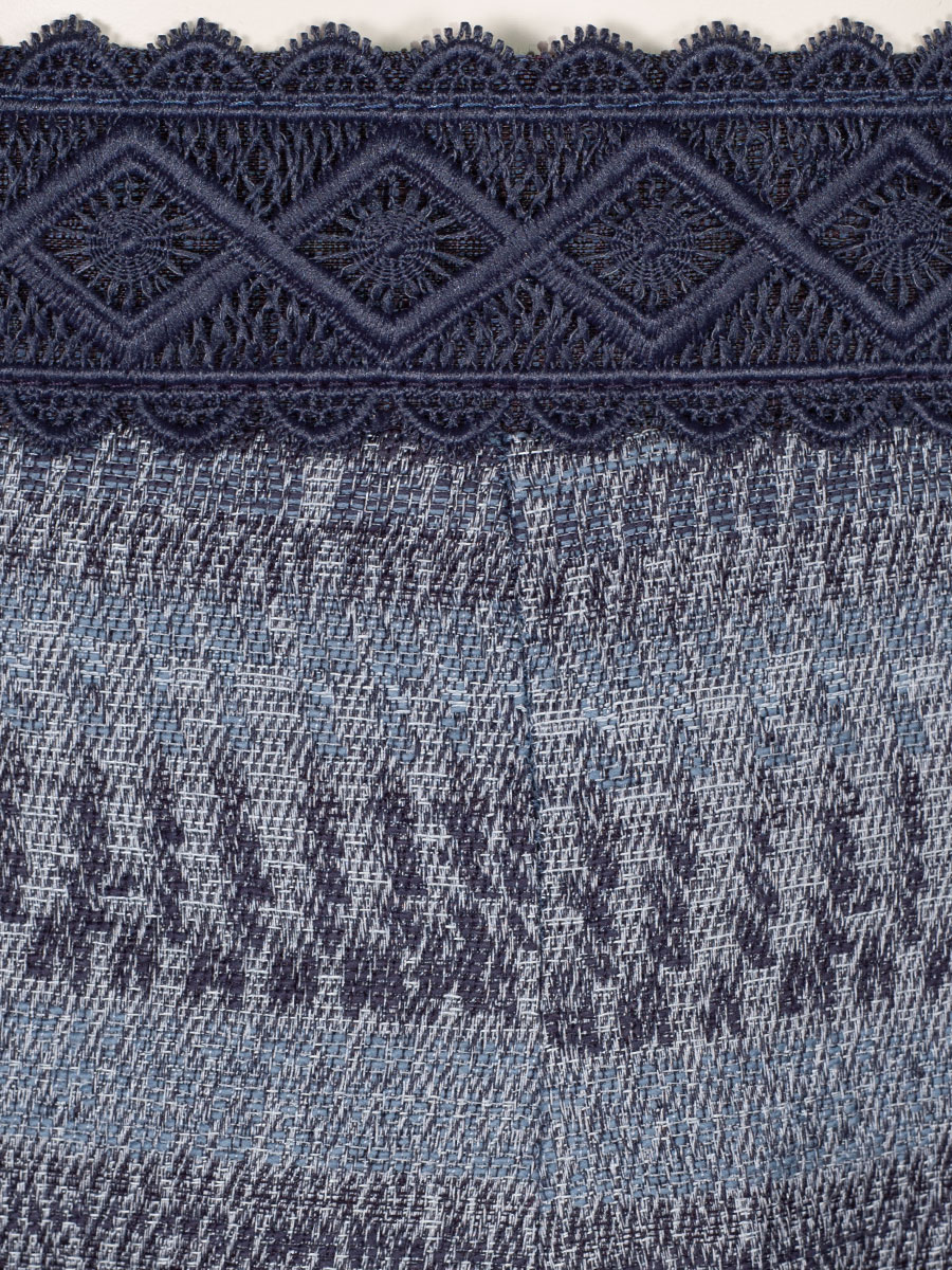Kaiseralm Damenrock, festlich, marine-blau, Falten #4