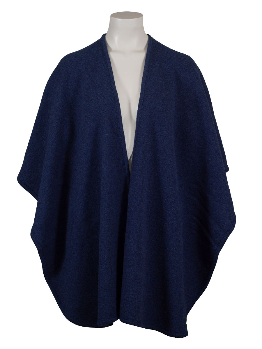 Astrifa Strick-Poncho Simbach, schwarz #1