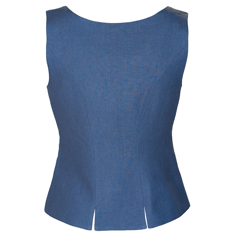 Hiebaum Leinenmieder blau #2