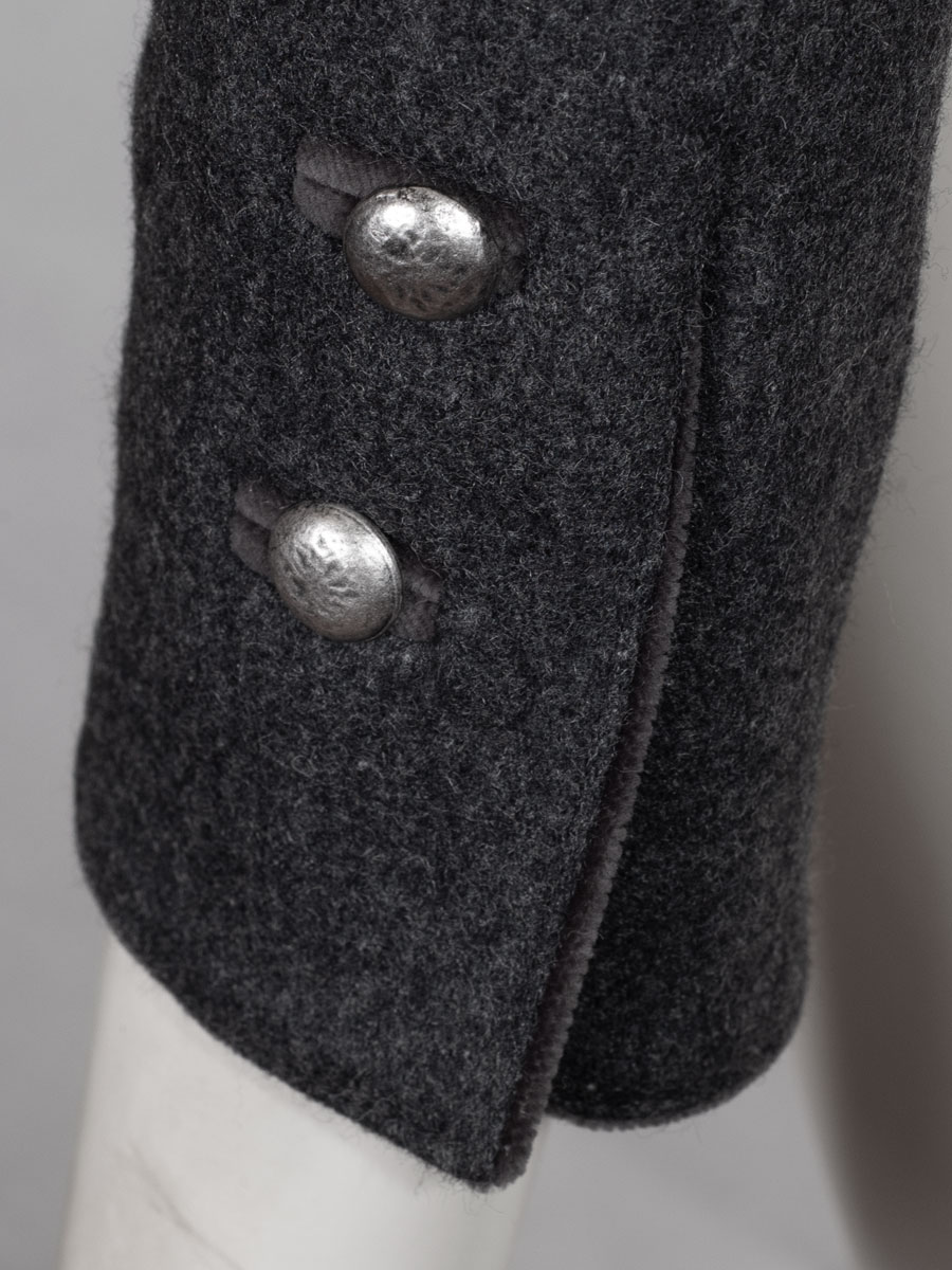 Hammerschmid Ebbs Lodenjanker, grau, Samtpaspol, elegant #5