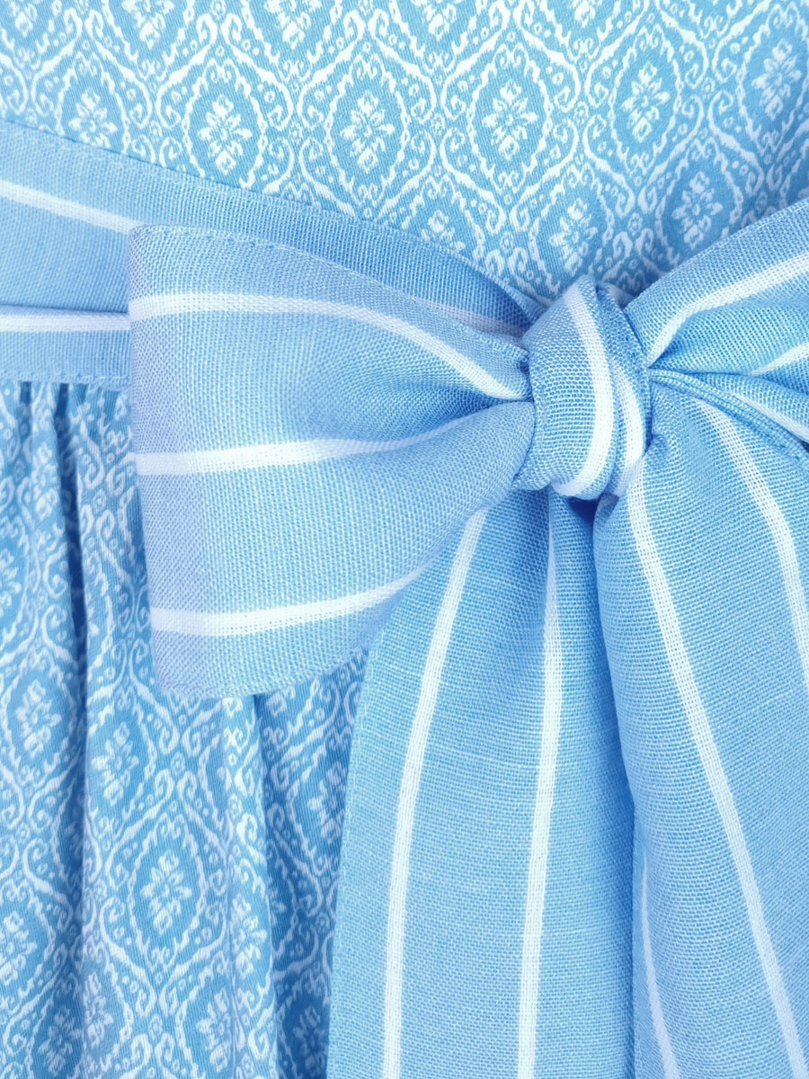 Berwin & Wolff Sommerkleid, hellblau, gemustert #4