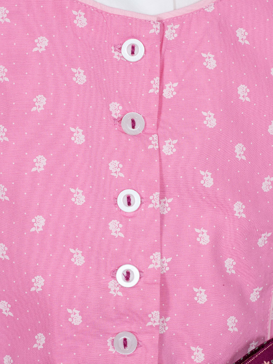 Ederer Kinder-Dirndl, Mädchen, rose-pink, mit Bluse #2