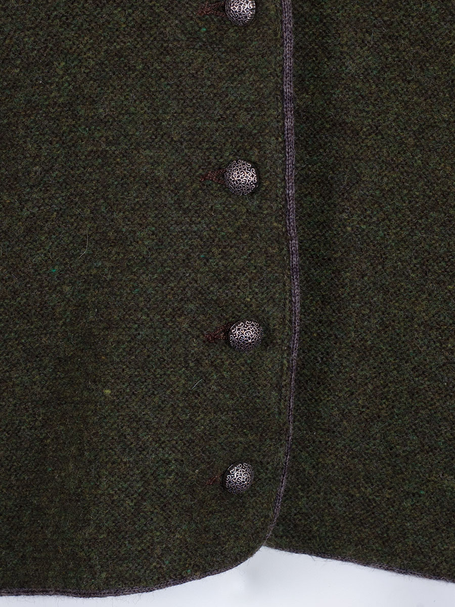 Stapf Strickjacke Dorika, tannenzweig, grün, Abschlüsse rolliert #4