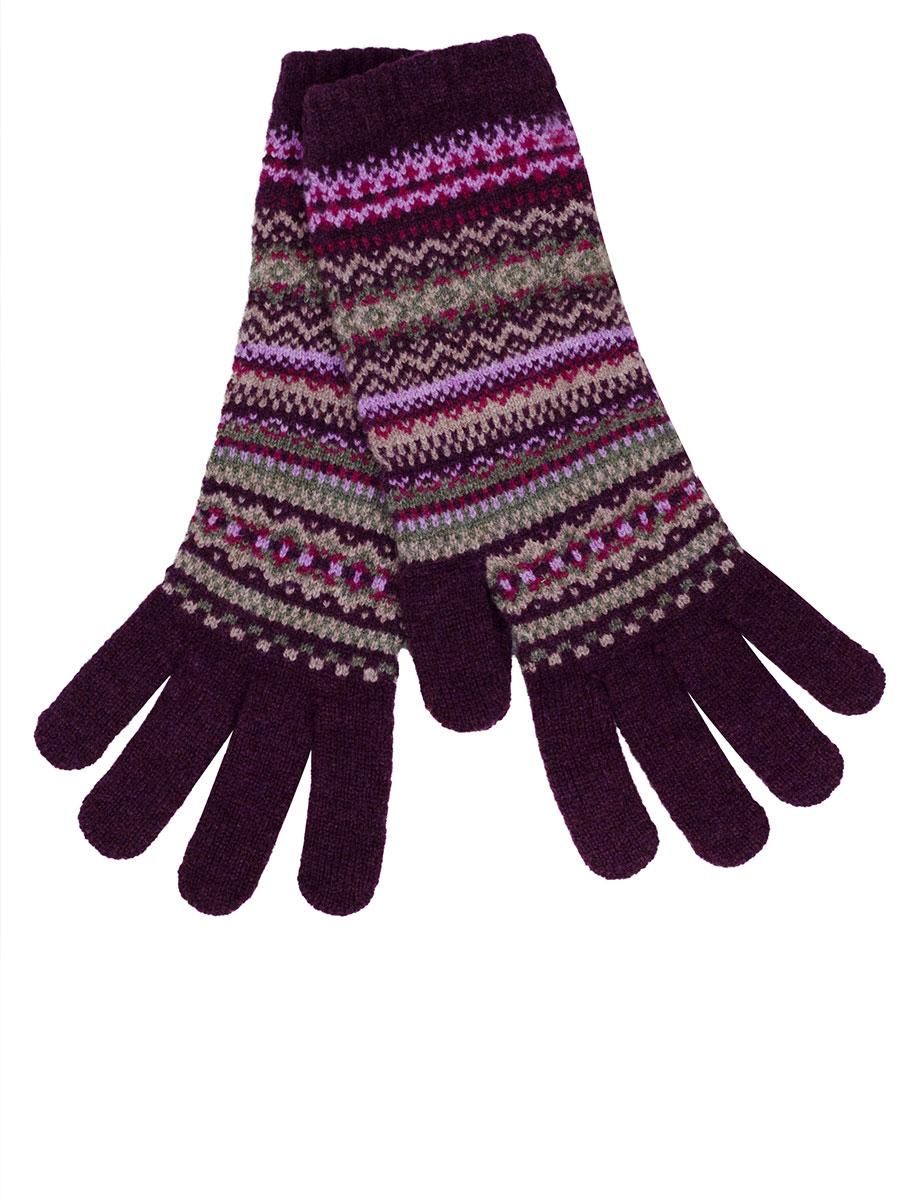 Eribé Strickhandschuhe, Alpin Glove, tyrian #1