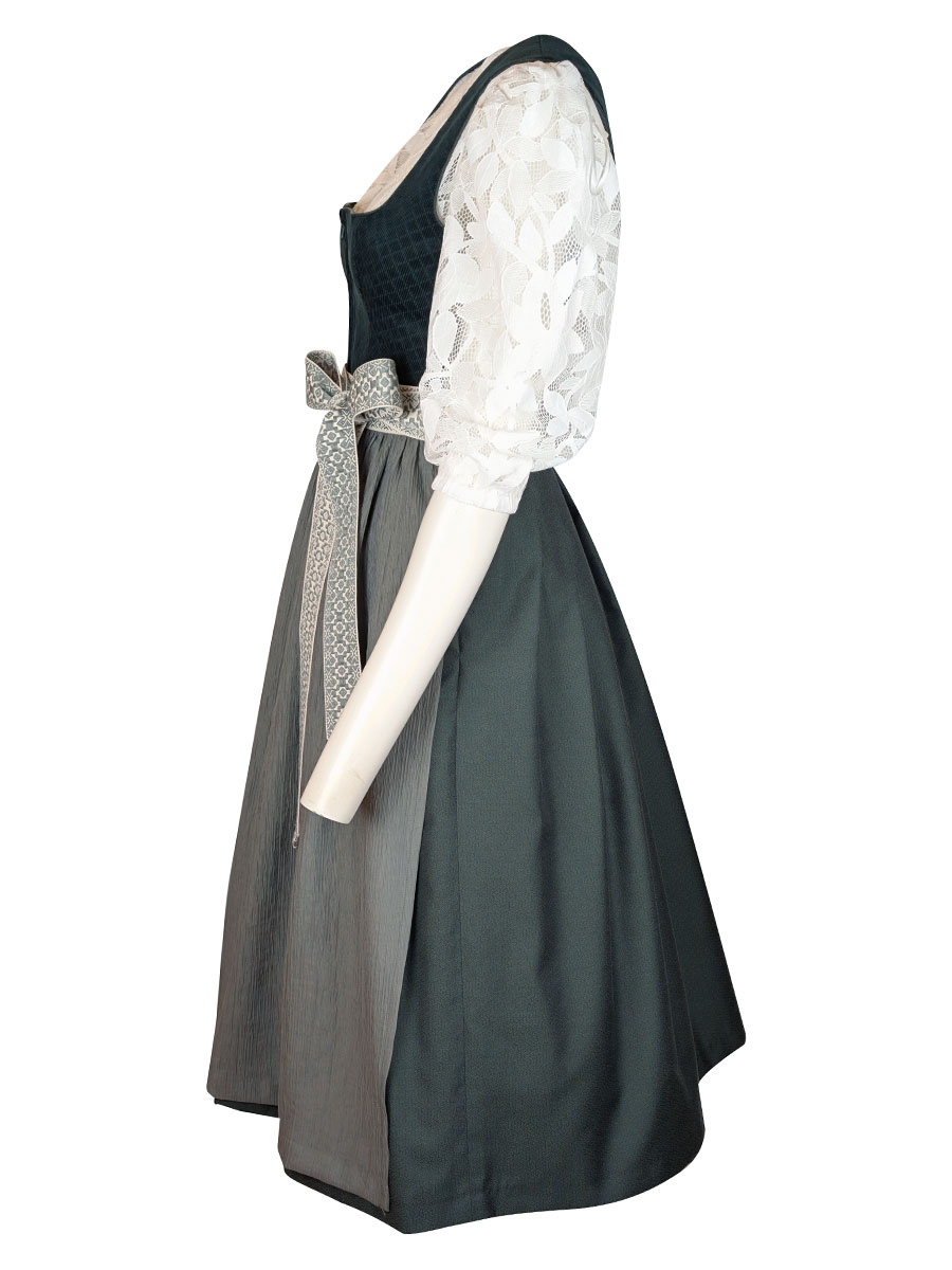 MarJo Cord-Dirndl Berndorf, tannengrün-gischt, 75lg #3