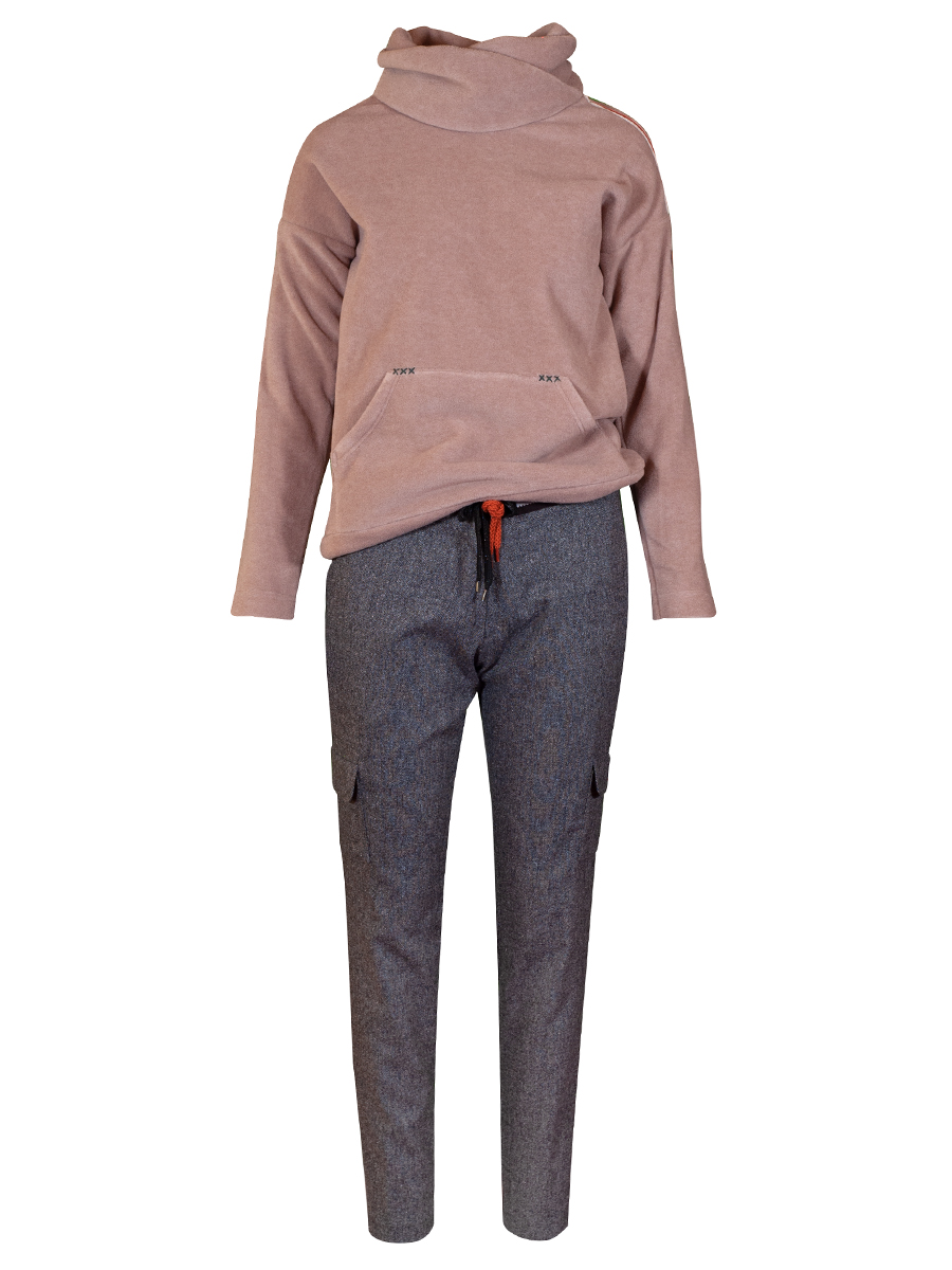 Hammerschmid Damenpullover Isar, beigebraun, flauschig #5