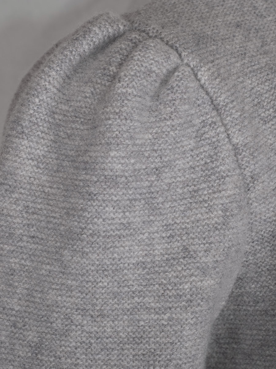Astrifa Strickjacke Pöttenheim, chrom-schiefer, Puffarm #3