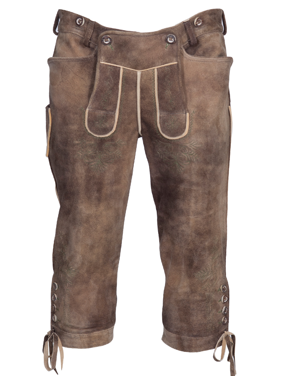 Weinbauer Erzherzog Kniebundlederhose Wildbock sämisch #1