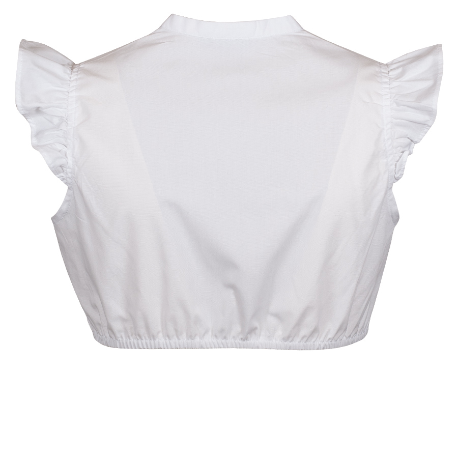 Hammerschmid Dirndlbluse Hanne, Flügelarme, weiß #3