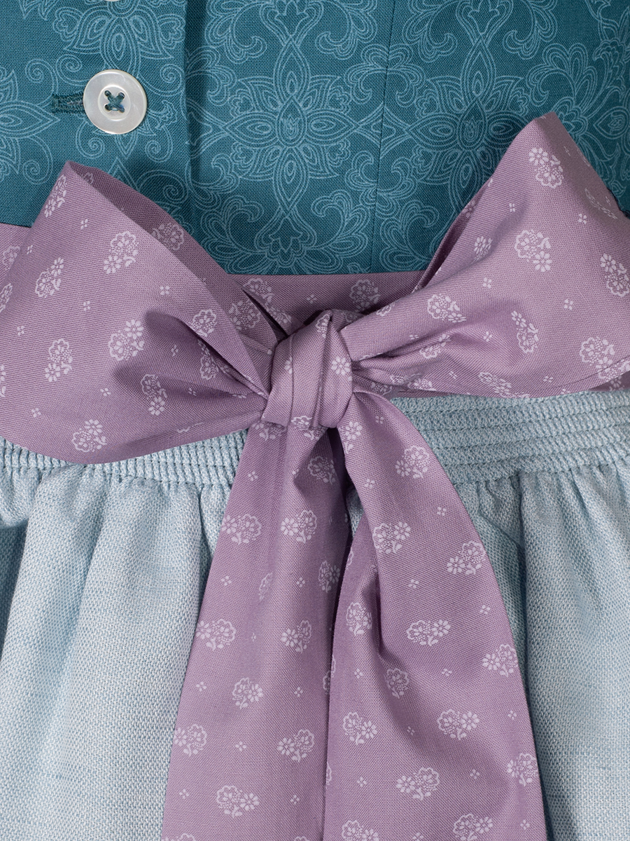 hausg'macht Dirndl Pillersee, petrol, 80lg #5