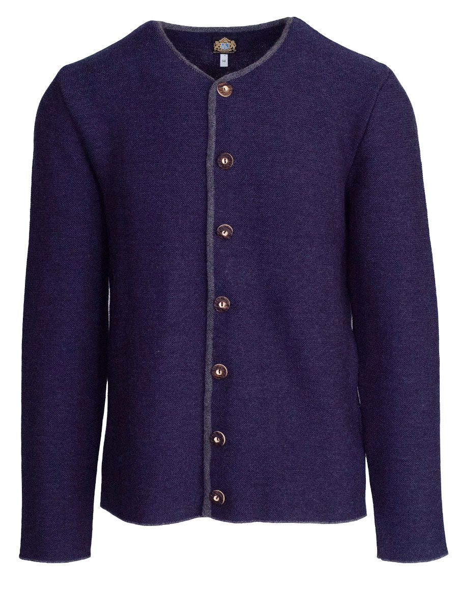 Hammerschmid Simon Strickjacke, blau mit dunkelgrau #1